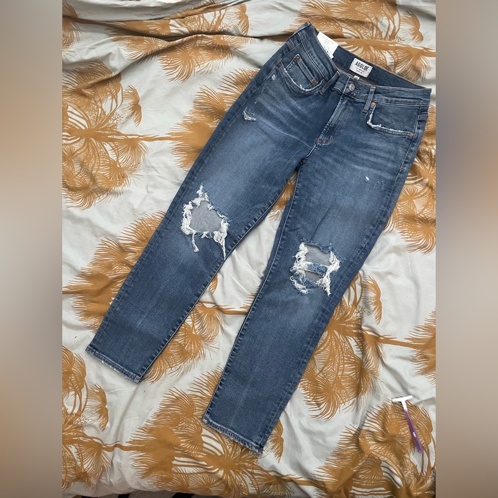 nwt AGOLDE Sophie crop in Spite 29